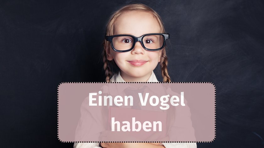 Einen Vogel haben