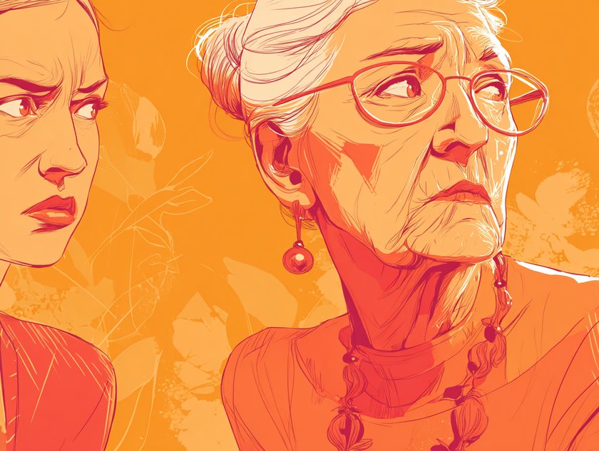 Boomer-Emotionen verstehen: Tochter ist genervt vom unaufgeforderten Ratschlag ihrer Mutter.