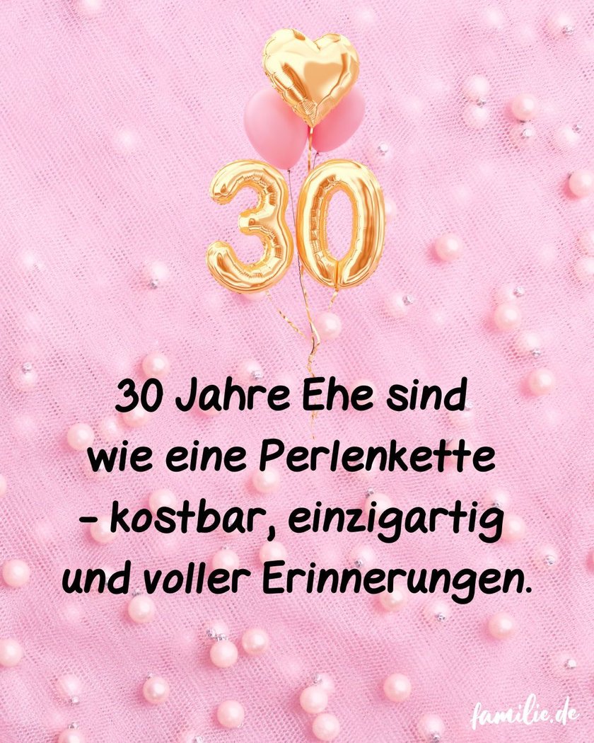 spruch perlenhochzeit