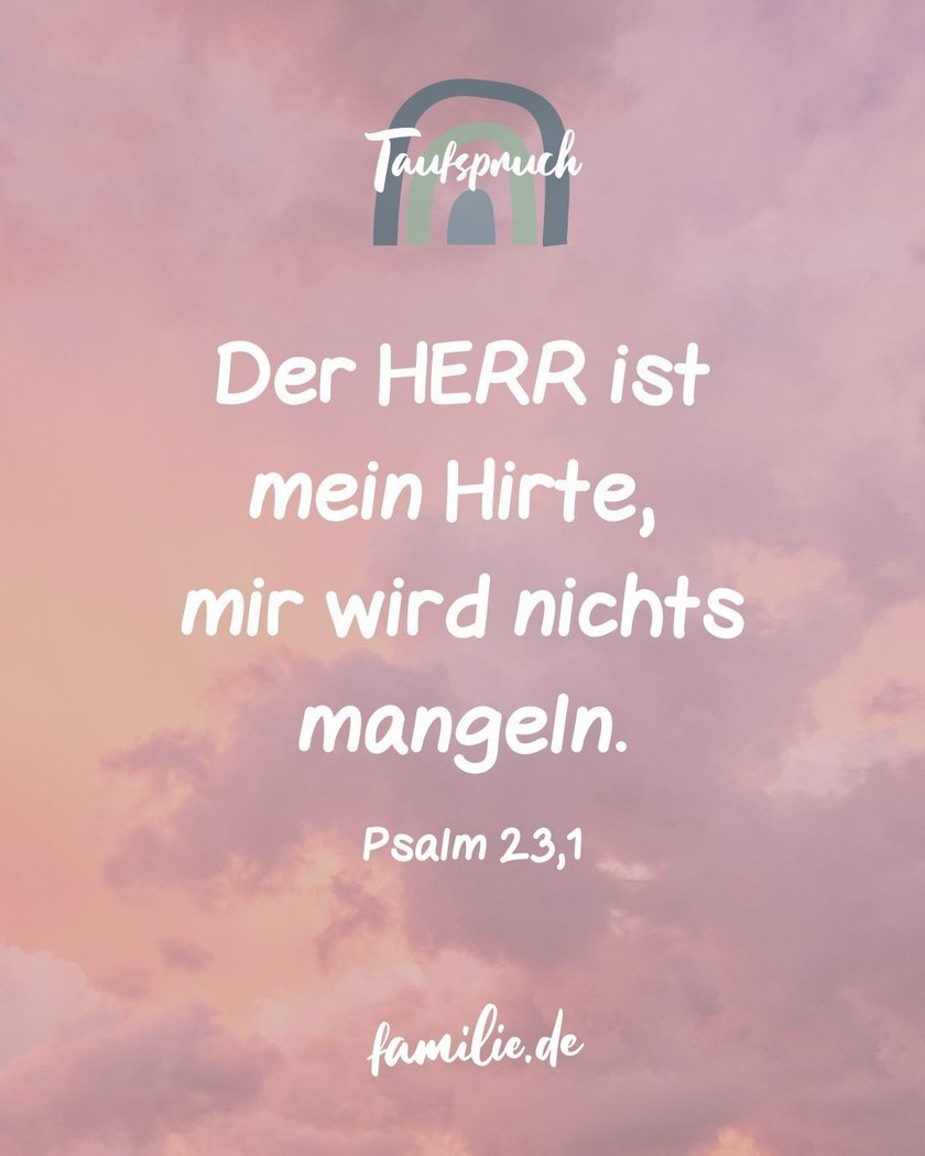 psalm 23 taufspruch evangelisch