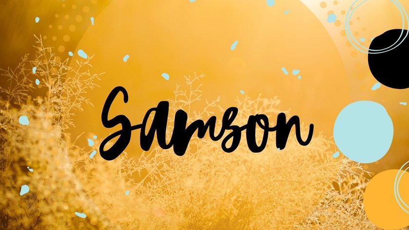Babynamen mit der Bedeutung „Sonne": Samson