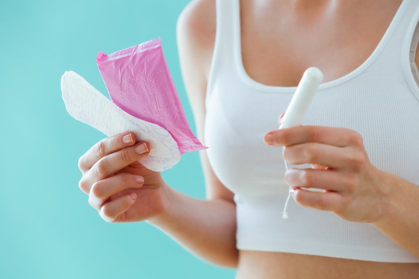Menstruation: Binden und Tampons
