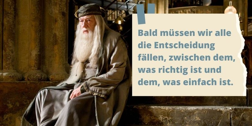 Dumbledore Sprüche