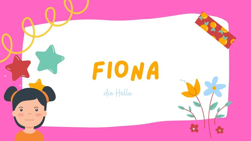 Die schönsten Mädchennamen, die auf A enden: Fiona