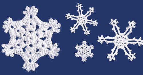 Schneeflocken häkeln Schneeflocken häkeln