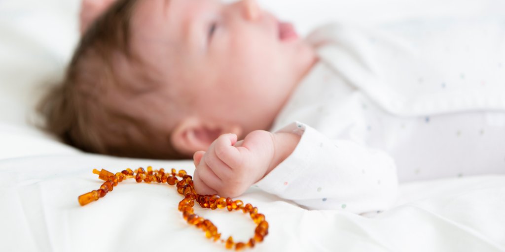 Bernstein Zahn Kette Bernsteinkette Babykette ab 36 Monate Kinder Baby Amber kid 