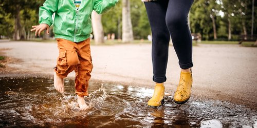 Regenwetter adé: Der niedliche Regen-Einteiler für Kleinkinder von Tchibo