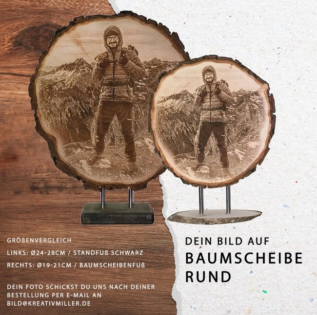 Vatertagsgeschenk Foto Baumscheibe