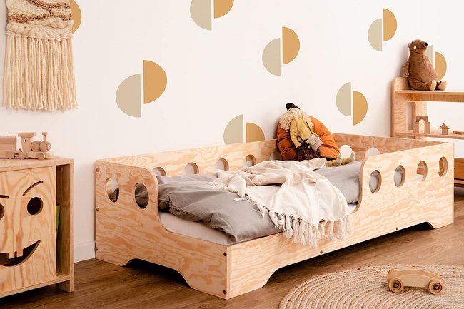 Kinderbett mit Rausfallschutz - Smartwood Tila