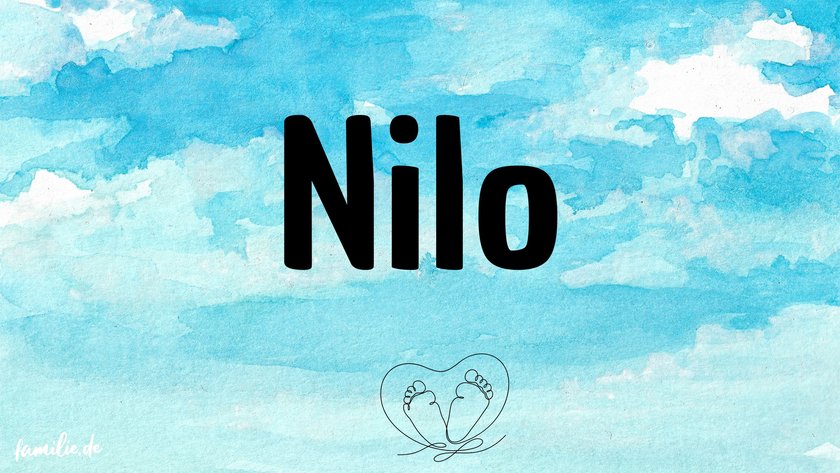 Jungennamen Farbe Blau - Nilo