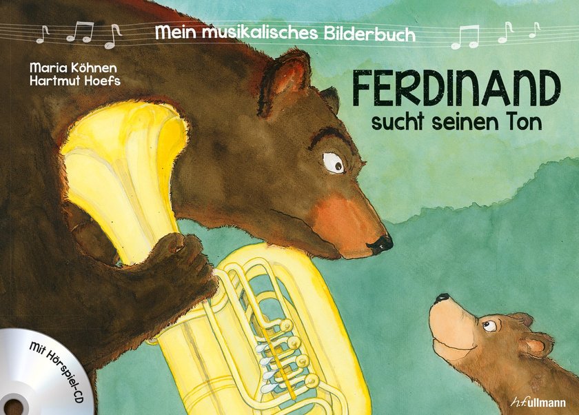 Musikalische Kinderbuch "Ferdinand sucht seinen Ton" inklusive CD