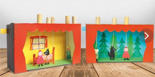 DIY-Anleitung mit Geling-Garantie: So bastelt ihr ein süßes Karton-Puppentheater