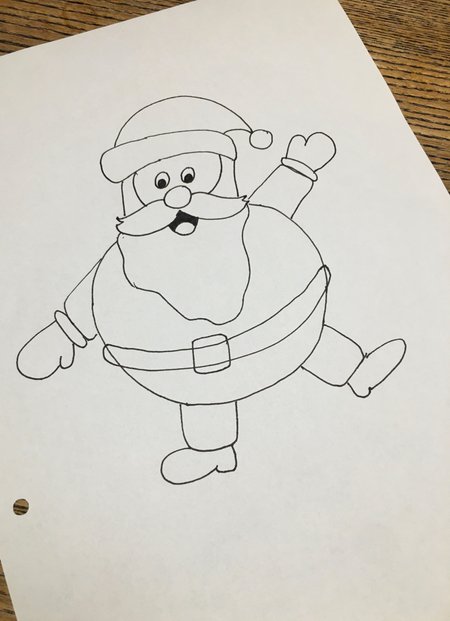Fröhliche Weihnachten! Weihnachtshintergrund Sankt-Party. Weihnachtsmann.  Cartoon Style Hand Skizzenhafte Zeichnung, Vektor-Illustration Lizenzfrei  Nutzbare Vektorgrafiken, Clip Arts, Illustrationen. Image 66811368.