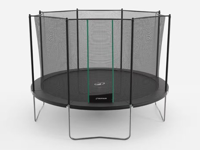 Trampolin-Test – Domyos Trampolin 360 mit Sicherheitsnetz