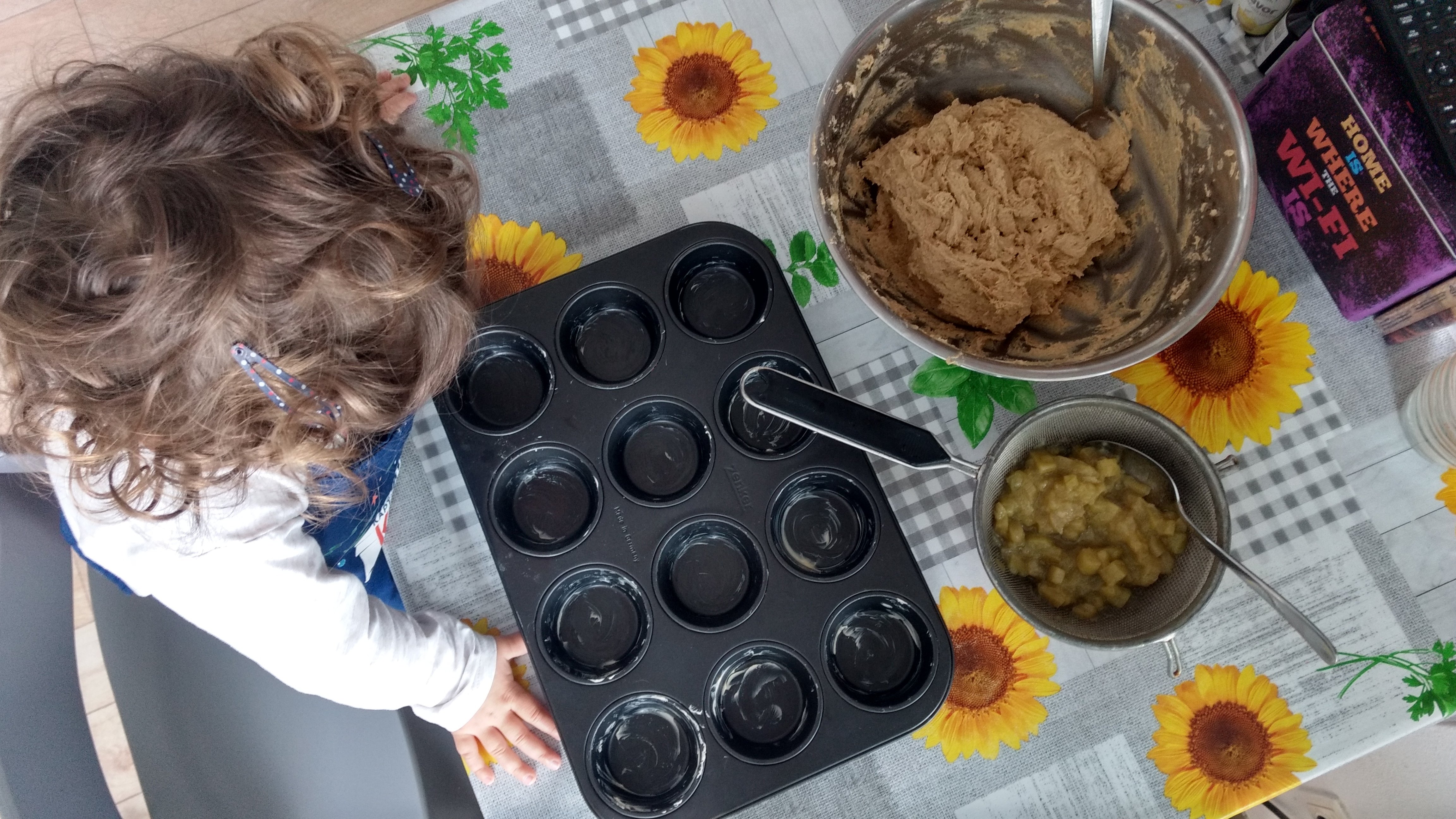 Rhabarber Muffins selbst machen mit Kindern
