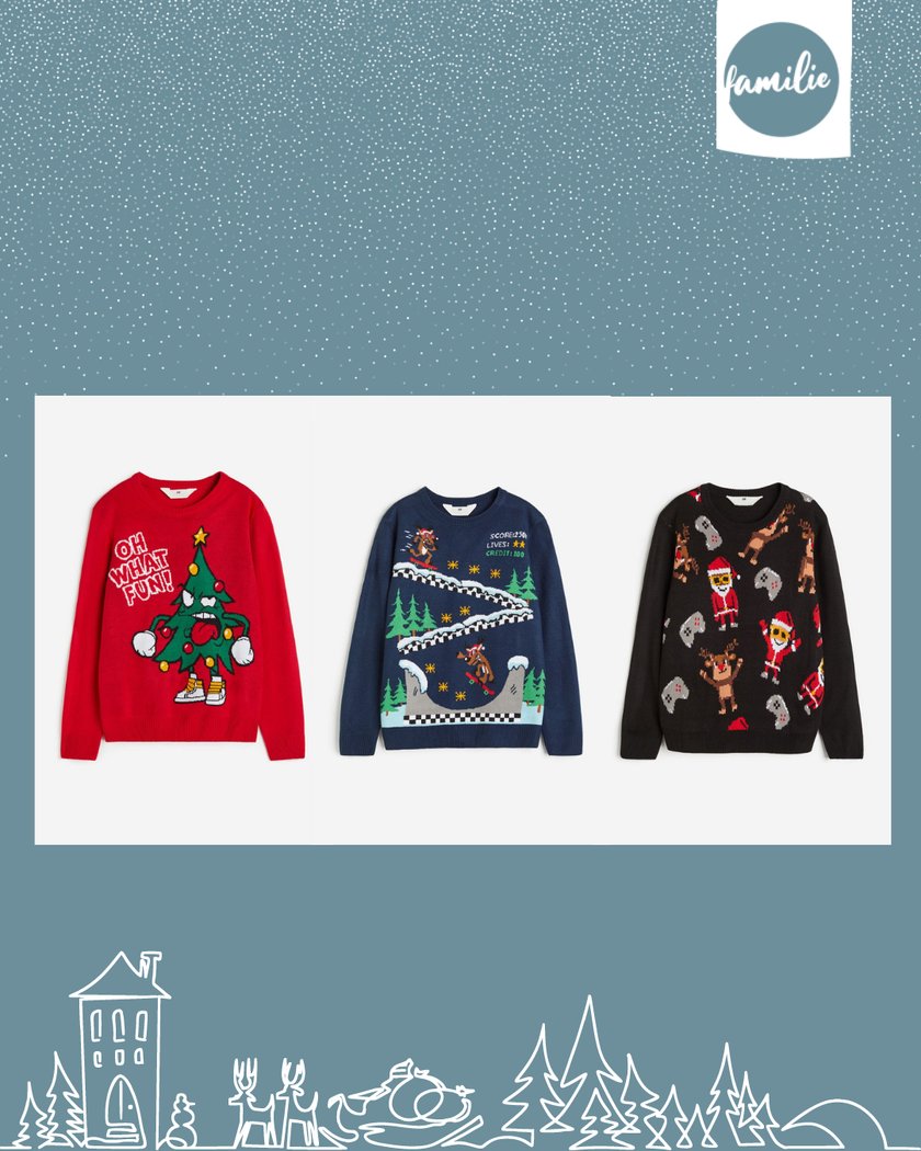 Hässliche Weihnachtspullover - Pullis für Kinder