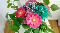 Papierblumen basteln: Dieser DIY-Strauß ist ein super Muttertags-Geschenk