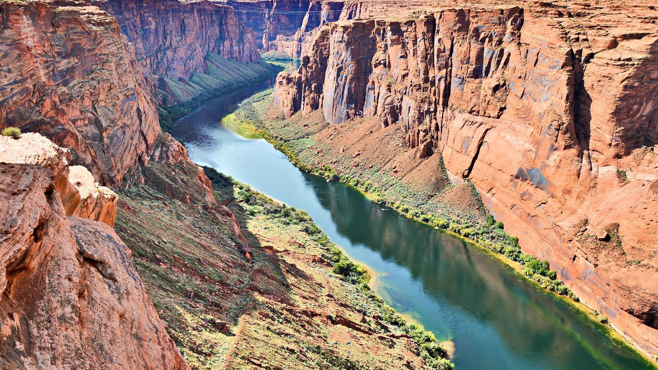 Hier siehst du den berühmten Colorado River.