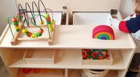 Alles auf Augenhöhe: Die schönsten Montessori-Regale für Kinder