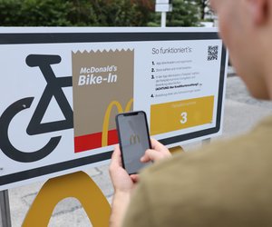 „Bike-In": Diese Neuerung testet McDonalds jetzt!