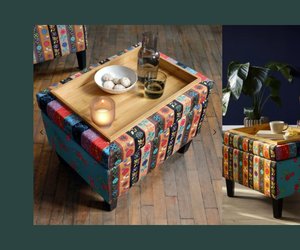 Kleines Möbel, große Wirkung: Der Bonprix-Hocker mit wow-Muster und praktischem Sitzplus