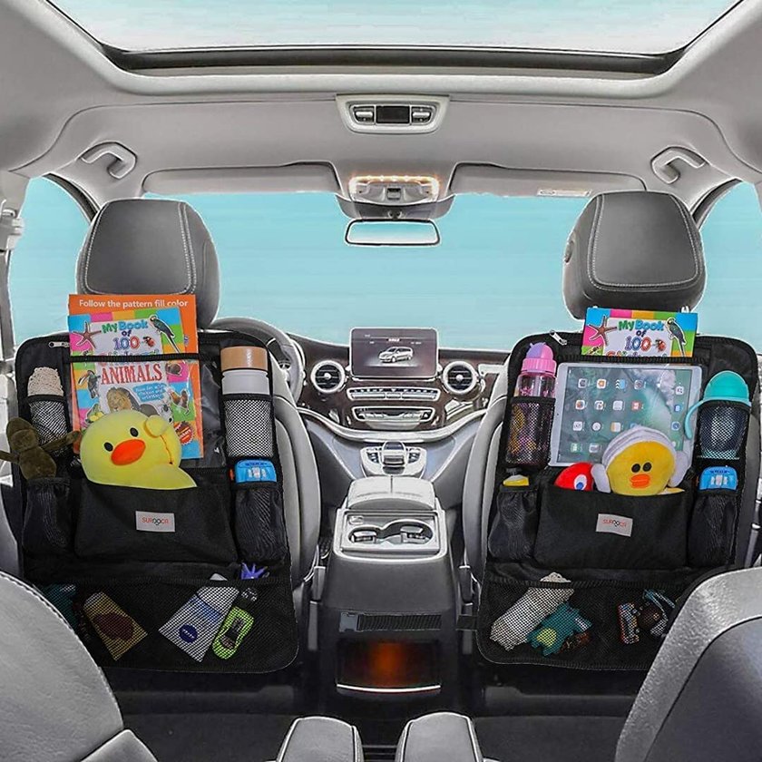 Gadgets für den Urlaub mit Kindern: Autositz-Organizer