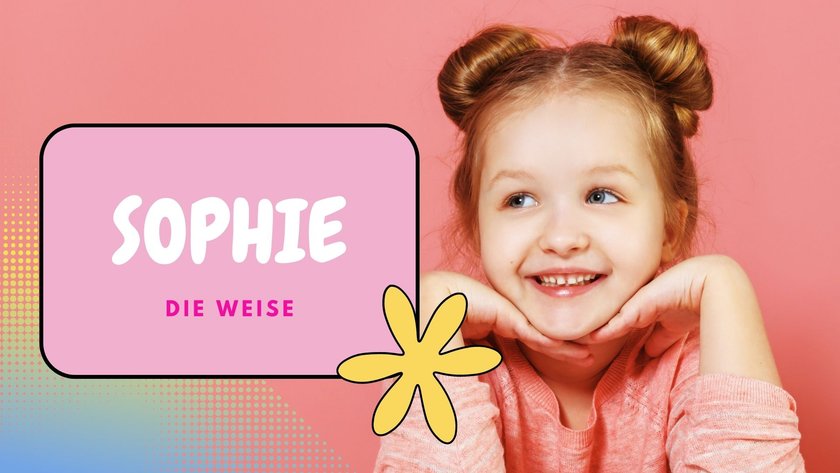 #7 Mädchennamen der 90er: Sophie