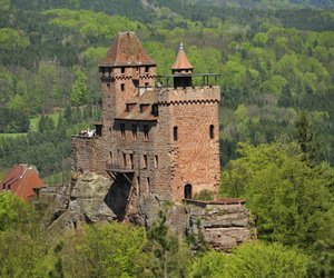 Diese Burg war im Mittelalter fast unerreichbar