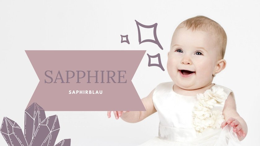 Sapphire Vornamen nach Geburtssteinen