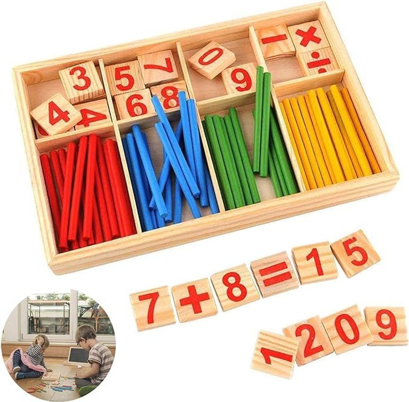 Montessori-Gadgets: Mathematil Spielzeug Holz
