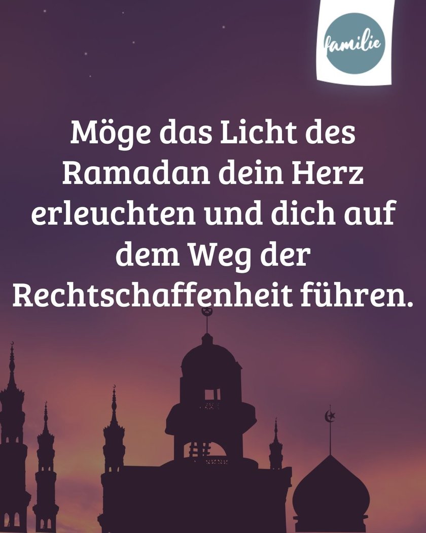 Ramadan Wünsche zum Verschicken an Freunde und Familie