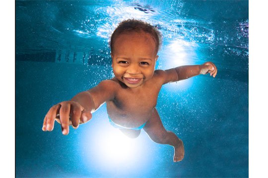 Babys unter Wasser: Warren