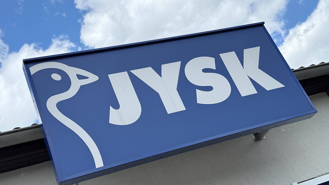 Außenwerbung Logo JYSK
