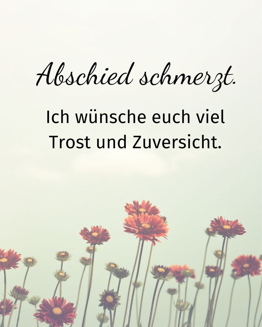Herzliche Beileidssprüche