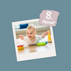 Dein Baby mit 8 Monaten: Jetzt geben kleine Weltentdecker alles, um ins Krabbeln zu kommen