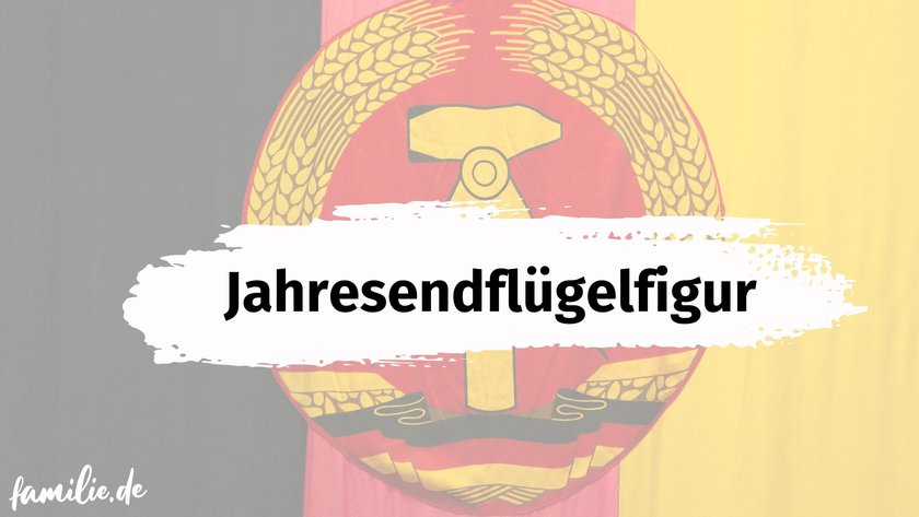 Witzige DDR Begriffe - Jahresendflügelfigur