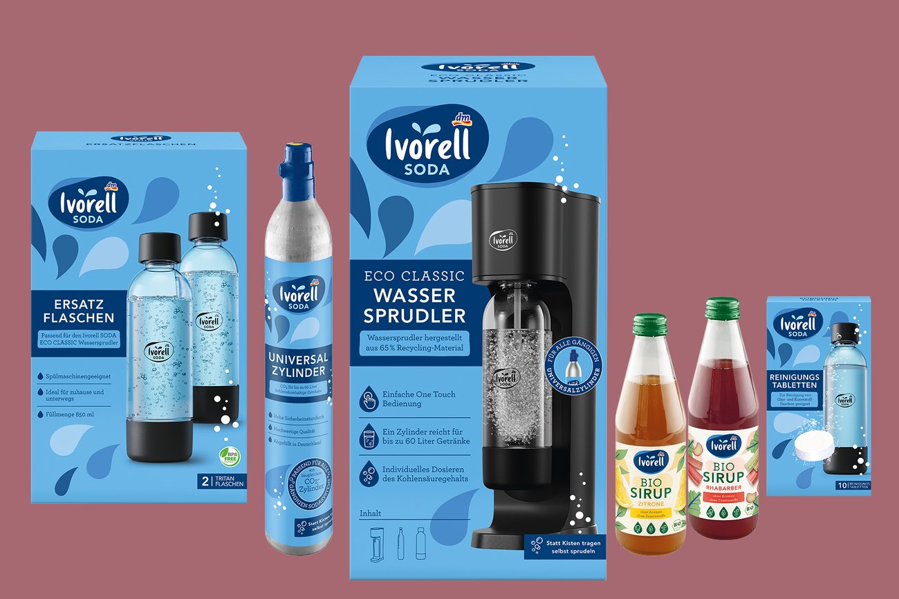 Konkurrenz für SodaStream dm bringt eigenen Wassersprudler auf den Markt