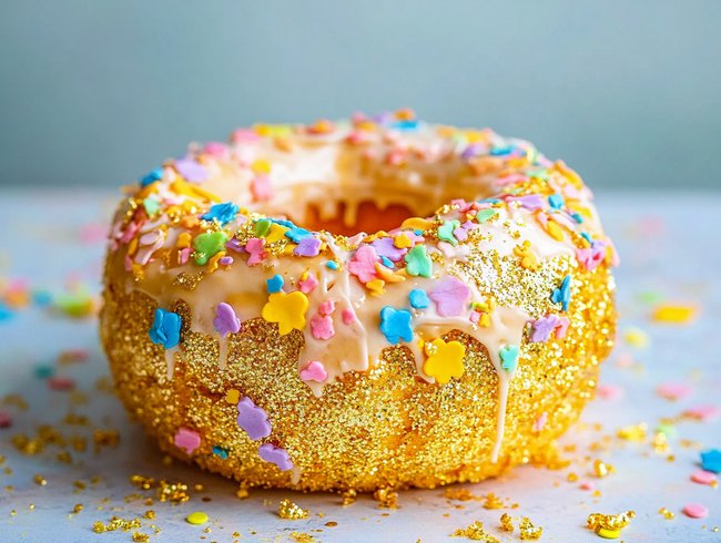 Sonic Geburtstag: Goldener Donut