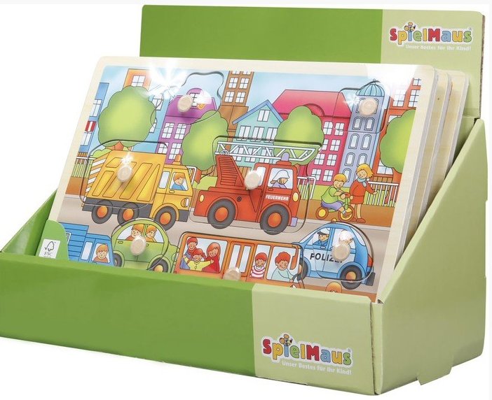 Kinderholzsteckpuzzle Vedes SpielMaus Kinderholzsteckpuzzle Vedes SpielMaus