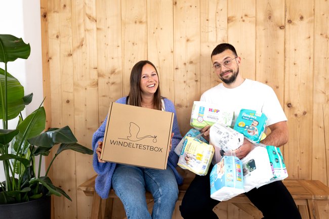 Die Windelbox von Frollein Idell enthält viele verschiedene Windelmarken zum Testen.