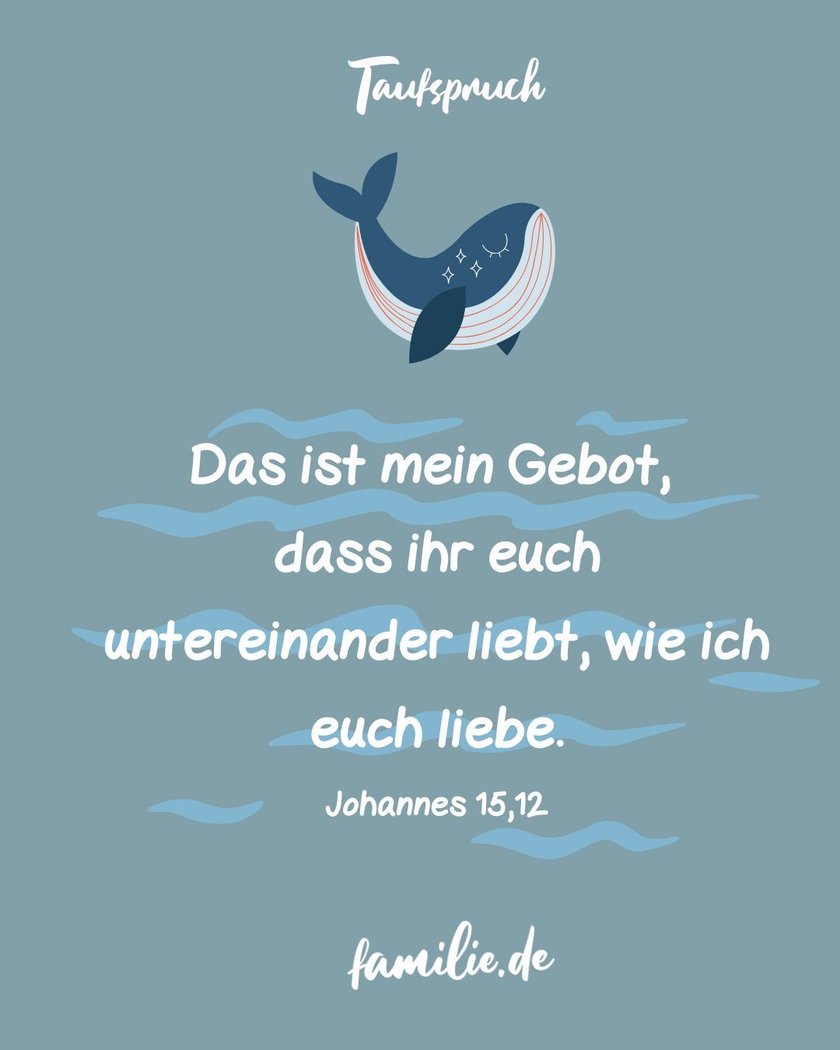 Taufspruch Liebe