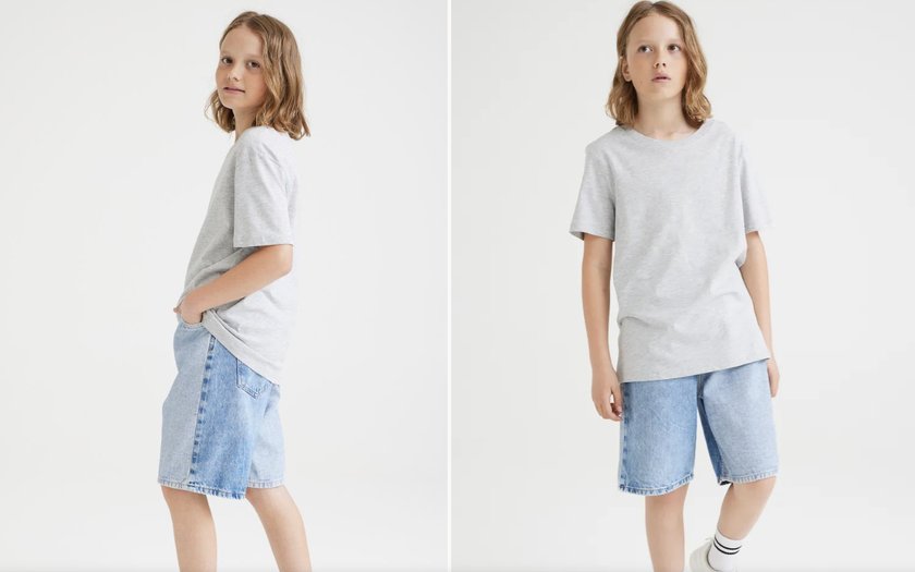 h&m Sommerkleidung 2022: Jeansshorts für Jungen
