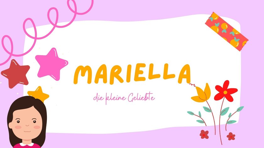 #15 Die schönsten Mädchennamen, die auf A enden: Mariella