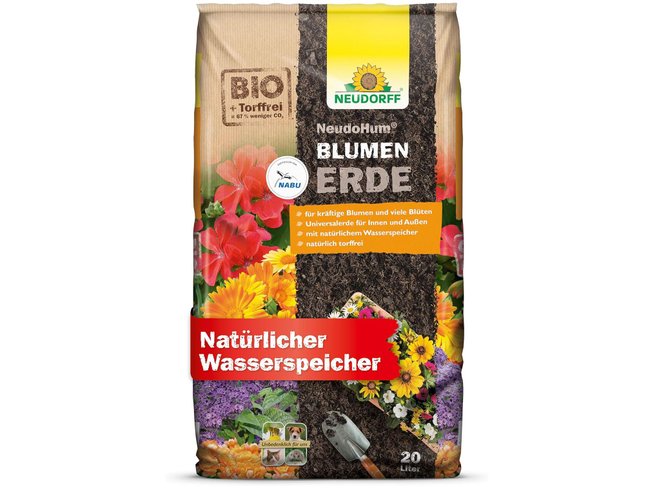 Blumenerde-Test – Neudorff NeudoHum Bio Blumenerde torffrei 20 l