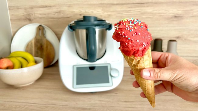 Selbstgemachtes Eis aus dem Thermomix