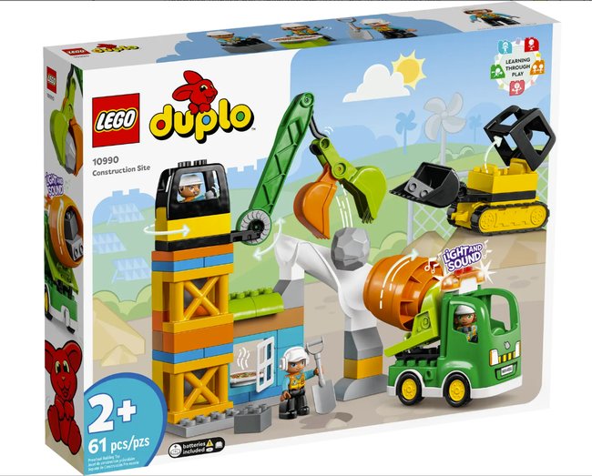 Lego Angebot - Baustelle mit Baufahrzeugen