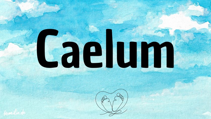 Jungennamen Farbe Blau - Caelum