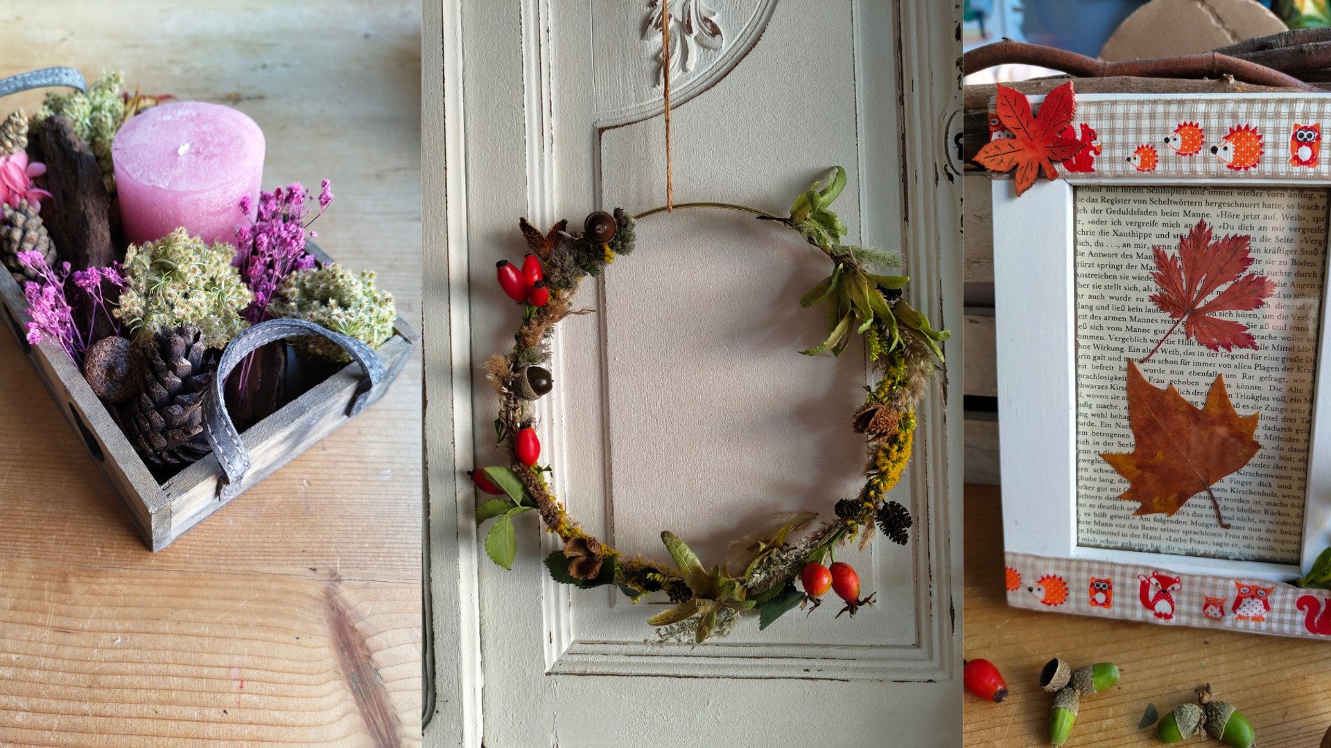 Vom Wald ins Wohnzimmer: Diese 6 Herbst-DIYs sehen erstaunlich schön aus