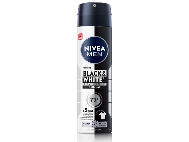 Männer Deo Test – Nivea Men Black & White Invisible Original 72h Anti-Transpirant