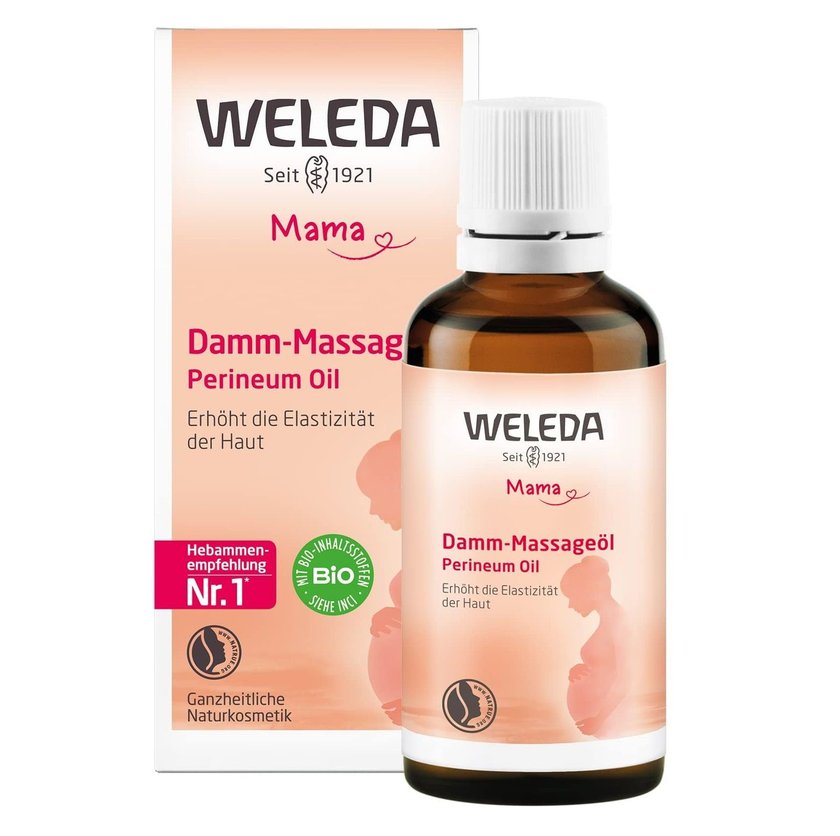 Helfer für die Schwangerschaft - Weleda Damm-Massageöl